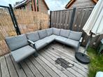 Loungeset antraciet aluminium, Tuin en Terras, Tuinsets en Loungesets, Ophalen, Gebruikt, Aluminium, Loungeset