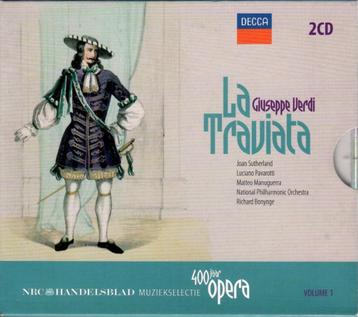 Verdi-La Traviata-2cd-2007-Sutherland/Pavarotti/Bonynge beschikbaar voor biedingen