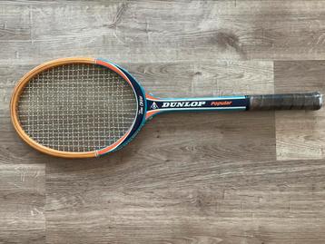Tom Okker Dunlop tennisracket voor de echte verzamelaar beschikbaar voor biedingen