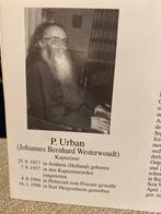 Priester Westerwoudt 1917 Arnhem 1998 Bad Mergentheim, Verzamelen, Bidprentjes en Rouwkaarten, Ophalen of Verzenden