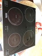 Miele inductie kookplaat, Zo goed als nieuw, Inbouw, Inductie, 4 kookzones