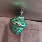 B1049 zeldzame oude kerstbal kruik 5,5 cm, Diversen, Kerst, Ophalen of Verzenden, Gebruikt