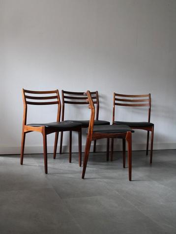 Vintage Deense eetkamerstoelen door Vestervig Eriksen  beschikbaar voor biedingen