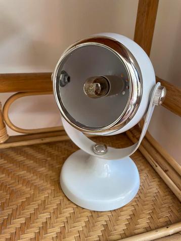 Vintage wit space age design eyeball lampje wit beschikbaar voor biedingen
