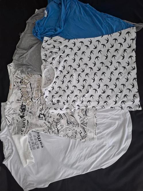 5x T-shirts | size M, Kleding | Dames, T-shirts, Zo goed als nieuw, Maat 38/40 (M), Wit, Korte mouw, Ophalen of Verzenden