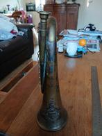 Oude koperen trompet, Muziek en Instrumenten, Blaasinstrumenten | Trompetten, Ophalen of Verzenden, Gebruikt, Bes-trompet