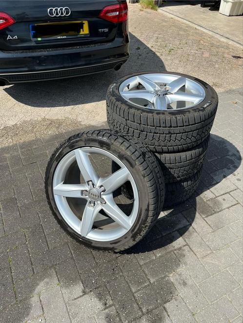 Audi A4 Winterbanden met Velgen 245/40R18, Auto-onderdelen, Banden en Velgen, Banden en Velgen, Winterbanden, 18 inch, 245 mm