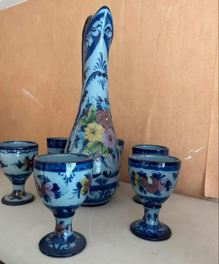 Vintage Alcobaça Keramiek Set, Antiek en Kunst, Antiek | Servies compleet, Ophalen