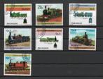 Trein postzegels Paraguay 1984 3779/3785, Postzegels en Munten, Postzegels | Thematische zegels, Ophalen of Verzenden, Gestempeld