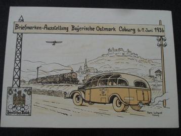 3e Rijk postkaart - tentoonstelling Bayerische Ostmark 1936 beschikbaar voor biedingen