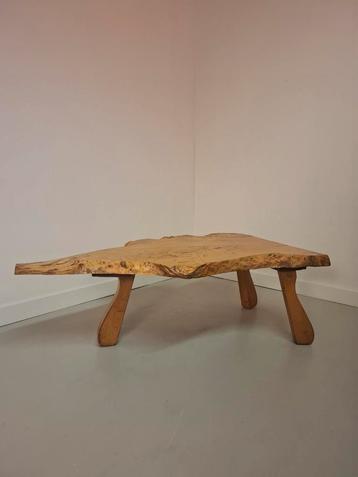 Unieke vintage salontafel wabi-sabi japandi salontafel  beschikbaar voor biedingen