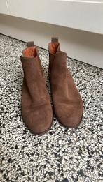 DUNGELMANN hazelnootkleurige suède CHELSEA’S mt 37, Bruin, Lage of Enkellaarzen, Ophalen of Verzenden, DUNGELMANN