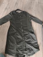Transfer legergroen stretched jurkje L-Xl casual dress, Maat 42/44 (L), Ophalen of Verzenden, Zo goed als nieuw, Transfer