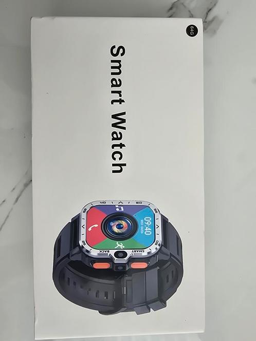 Smartwatch - Nieuw in doos, Sieraden, Tassen en Uiterlijk, Smartwatches, Nieuw, Android, Zwart, Hartslag, Slaap, Stappen, Ophalen of Verzenden