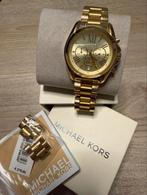 MICHAEL KORS HORLOGE Goud Dames/Heren, Ophalen of Verzenden, Nieuw, Goud, Overige merken