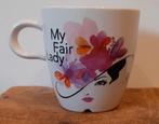 2 grote mokken DE MY FAIR LADY ROYAL RAJA, Huis en Inrichting, Keuken | Servies, Ophalen of Verzenden, Zo goed als nieuw, Overige stijlen