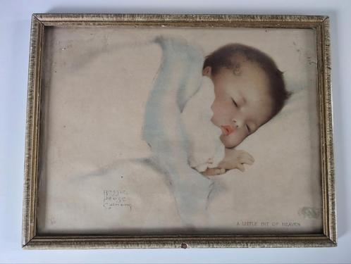 3x Vintage litho "A Little Bit of Heaven", Antiek en Kunst, Kunst | Tekeningen en Foto's, Ophalen