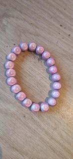 Roze kralen armband, Sieraden, Tassen en Uiterlijk, Armbanden, Ophalen of Verzenden