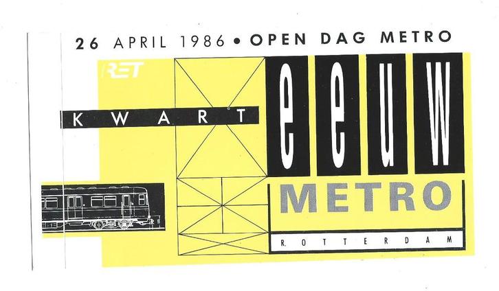 Stickers RET Rotterdam Openbaar Vervoer, Verzamelen, Stickers, Nieuw, Overige typen, Ophalen of Verzenden