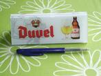 Duvel menukaart houder (14x 5 cm), Verzamelen, Biermerken, Ophalen of Verzenden, Zo goed als nieuw, Overige typen, Duvel