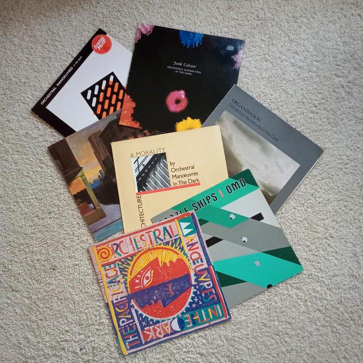 LP's Orchestral Manoeuvres in the Dark 7 stuks, Cd's en Dvd's, Cd's | Verzamelalbums, Zo goed als nieuw, Pop, Verzenden