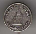 Speldje MARANTO GOUDA STROOPWAFELEN SINT JAN (A9), Verzamelen, Speldjes, Pins en Buttons, Verzenden, Gebruikt, Overige onderwerpen