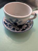 Porseleinen kinder servies Delfst blauw 24 delig, Antiek en Kunst, Ophalen of Verzenden
