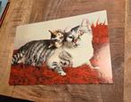 Moeder poes en kitten, Verzenden, Ongelopen, Hond of Kat