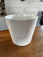 Witte bloempot - Musköt IKEA, Tuin en Terras, Gebruikt, Rond, Binnen, Minder dan 40 cm