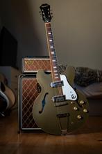 Epiphone Casino Worn Olive Drab, Muziek en Instrumenten, Ophalen of Verzenden, Gebruikt, Hollow body, Epiphone