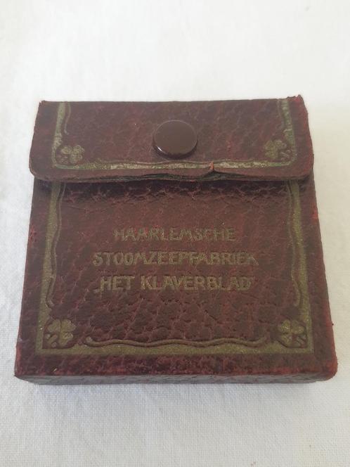 Antiek dominospel. "Haarlemsche stoomzeepfabriek Klaverblad", Antiek en Kunst, Antiek | Speelgoed, Ophalen of Verzenden