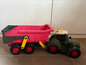 Dickie Toys tractor met aanganger, geluid en licht beschikbaar voor biedingen