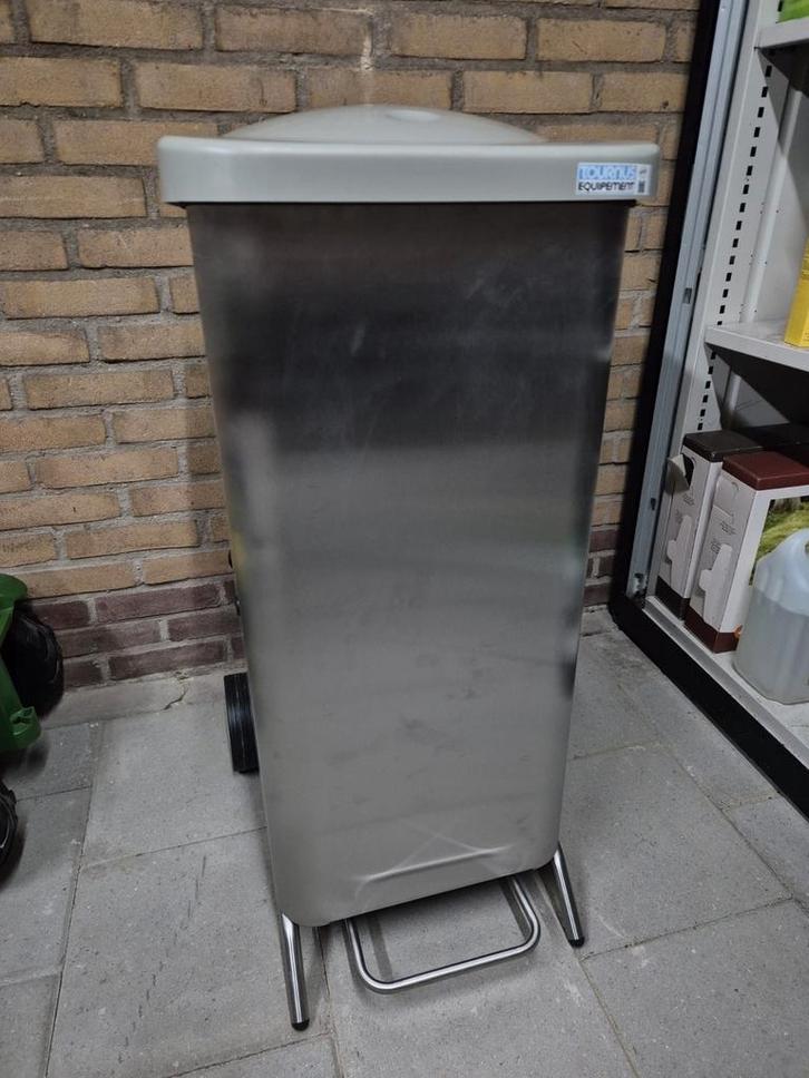 Tournus Afvalzakhouder RVS - 35x35x90 cm Nieuw, Huis en Inrichting, Woonaccessoires | Prullenbakken, Nieuw, Rvs, Minder dan 50 cm