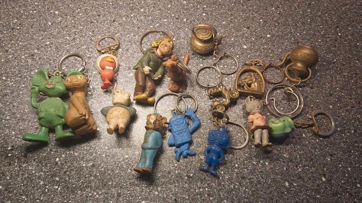 Sleutelhangers overig. o.a. E T. Swiebertje ca. 20 stuks, Verzamelen, Sleutelhangers, Gebruikt, Ophalen of Verzenden