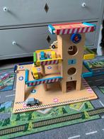 Janod Houten Autogarage met Auto's, Kinderen en Baby's, Speelgoed | Houten speelgoed, Ophalen, Gebruikt, Rij- of Hobbelspeelgoed