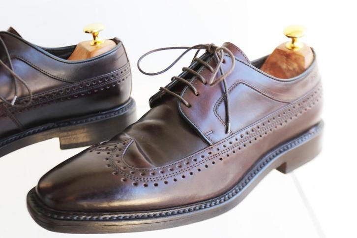 Ongelofelijk! Hugo Boss cordovan derby's in maat 7.5 = 41.5, Kleding | Heren, Schoenen, Zo goed als nieuw, Veterschoenen, Overige kleuren