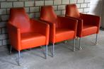 3 Bert Plantagie Lounge eetkamerstoelen, Huis en Inrichting, Stoelen, Ophalen, Overige kleuren, Drie, Zo goed als nieuw