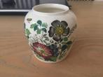 Vintage Gemberpot met Bloemenmotief, Overige kleuren, Aardewerk of Porselein, Ophalen of Verzenden, Zo goed als nieuw