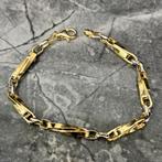 14k gouden armband monte carlo schakel, Sieraden, Tassen en Uiterlijk, Armbanden, Ophalen of Verzenden
