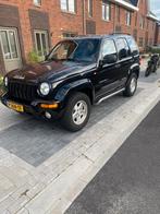 Jeep Cherokee limited edition, zwart, 3.7 V6 AUT 2003 Zwart, Automaat, Beige, 109 €/maand, Zwart
