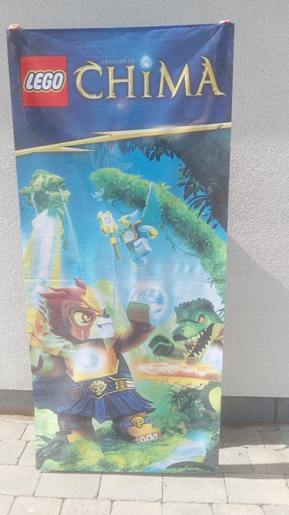 vintage Lego Legends of Chima stoffen banner store display, Kinderen en Baby's, Speelgoed | Duplo en Lego, Nieuw, Lego, Complete set