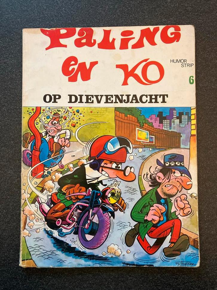 Paling en Ko - Op Dievenjacht (nr. 6), Boeken, Stripboeken, Gelezen, Eén stripboek, Ophalen of Verzenden