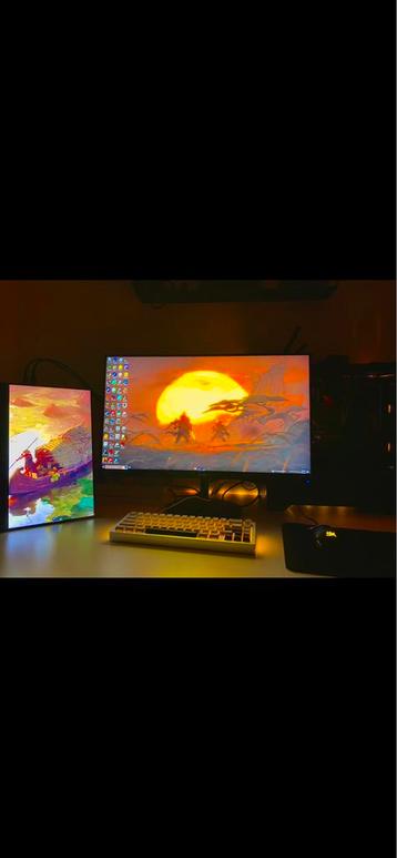 2 Monitoren: ARZOPA 16.1" & Acer 24" 144Hz beschikbaar voor biedingen