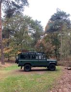 Defender 110 300 TDI - camper/overlander, Auto's, 2500 cc, Zwart, 4 cilinders, Overige bekleding