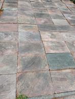 Natuursteen tegels 40x60 cm 100 stuks, Ophalen, Zo goed als nieuw, Terrastegels, Natuursteen