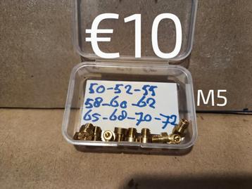 5 en 6 mm sproeiers voor Dellorto en stationair sproeiers beschikbaar voor biedingen