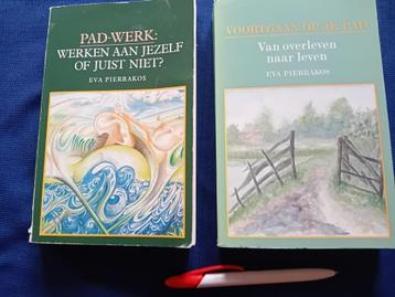 2 boeken Eva Pierrakos. Padwerk beschikbaar voor biedingen