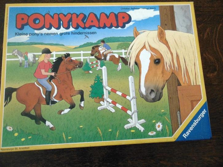 Ponykamp Spel van Ravensburger, Hobby en Vrije tijd, Gezelschapsspellen | Bordspellen, Gebruikt, Een of twee spelers, Drie of vier spelers
