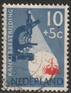 Nederland 1955 664 Kankerbestrijding 10c, Gest, Postzegels en Munten, Ophalen of Verzenden, Na 1940, Gestempeld