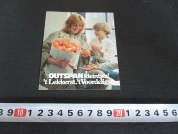 sticker OUTSPAN kleintjes ! 't Lekkerst. 't Voordeligst.  beschikbaar voor biedingen